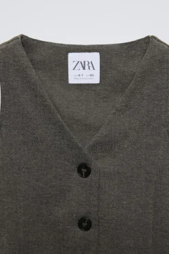 Niños ZARA 6 - 14 Años·Abrigos<CHALECO ESTRUCTURA