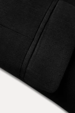 New CHALECO LARGO CON LINO ZW COLLECTION Mujer Blazers / Chalecos