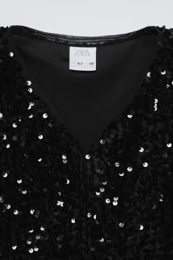 Niños ZARA 6 - 14 Años·Abrigos<CHALECO LENTEJUELAS