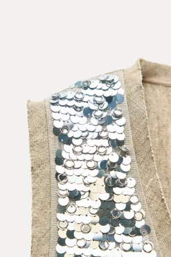 Outlet CHALECO LENTEJUELAS ZW COLLECTION Mujer Chaquetas / Cazadoras