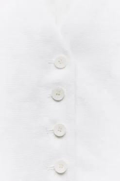 Outlet CHALECO LINO 100% ZW COLLECTION Mujer Blazers / Chalecos