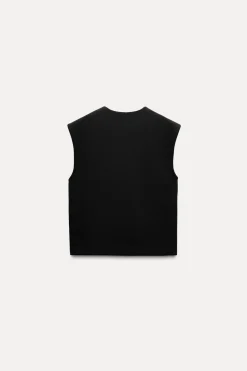 Fashion CHALECO OVERSIZE BOTONES Mujer Blazers / Chalecos