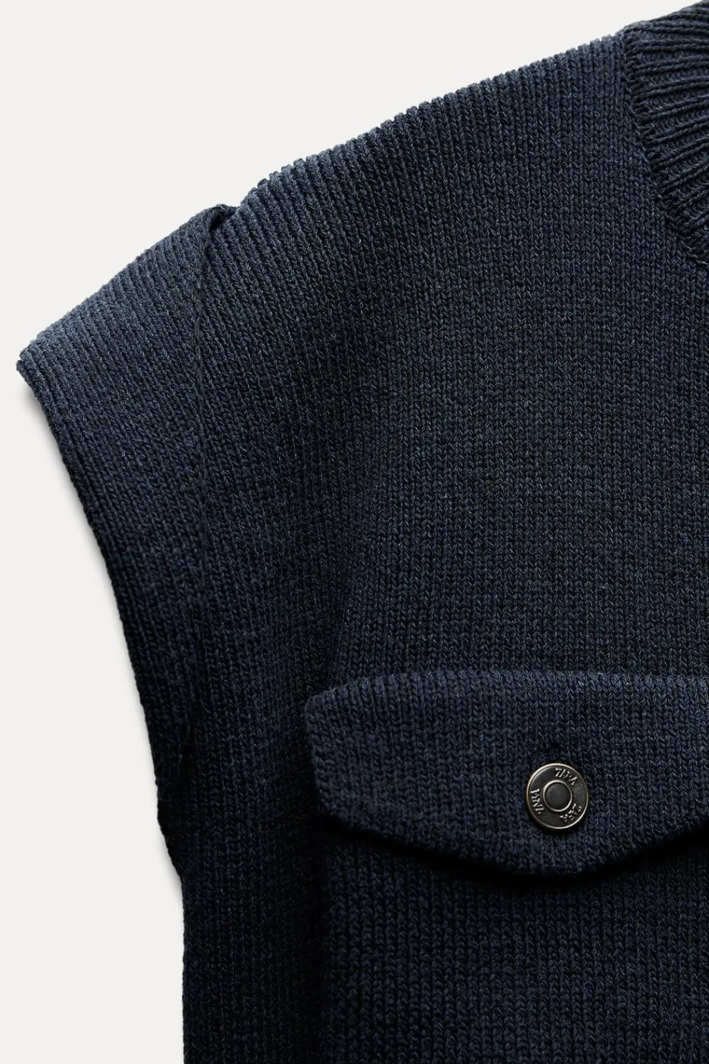 Sale CHALECO OVERSIZE PUNTO Mujer Cárdigan / Jerséis|Punto