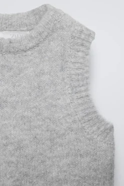 Niños ZARA 6 - 14 Años·Punto<CHALECO PUNTO