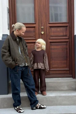 Niños ZARA 1½ - 6 Años·Punto|6 - 18 Meses·Punto<CHALECO PUNTO COMBINADO CAMISA CUADROS