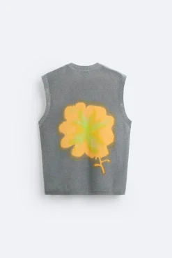 Sale CHALECO PUNTO ESTAMPADO SPRAY Hombre Jerséis / Chaquetas