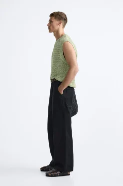 Clearance CHALECO PUNTO ESTRUCTURA Hombre Jerséis / Chaquetas