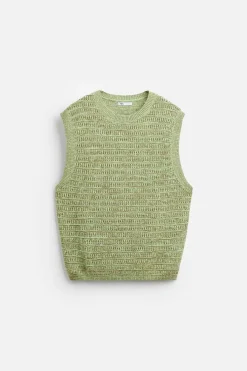 Clearance CHALECO PUNTO ESTRUCTURA Hombre Jerséis / Chaquetas