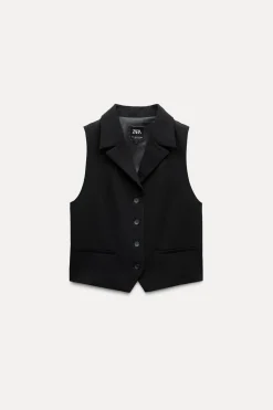 Sale CHALECO RECTO CAMISERO Mujer Blazers / Chalecos