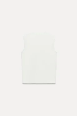 Sale CHALECO SOFT PIQUÉ Mujer Tops / Bodies