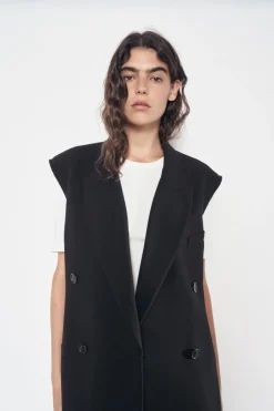 Fashion CHALECO VESTIDO CINTURÓN ZW COLLECTION Mujer Blazers / Chalecos