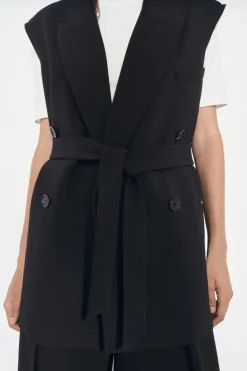 Fashion CHALECO VESTIDO CINTURÓN ZW COLLECTION Mujer Blazers / Chalecos