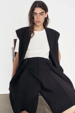 Fashion CHALECO VESTIDO CINTURÓN ZW COLLECTION Mujer Blazers / Chalecos