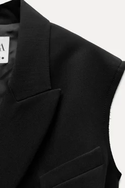 Fashion CHALECO VESTIDO CINTURÓN ZW COLLECTION Mujer Blazers / Chalecos