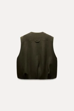 Discount CHALECO VOLUMEN MEZCLA LANA ZW COLLECTION Mujer Chaquetas / Cazadoras