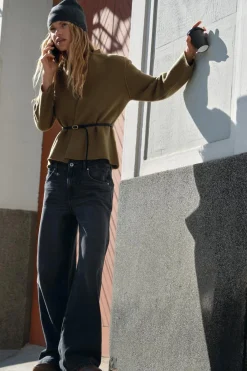 Sale CHAQUETA 100% LANA CINTURÓN Mujer Blazers / Chalecos|Cárdigan / Jerséis