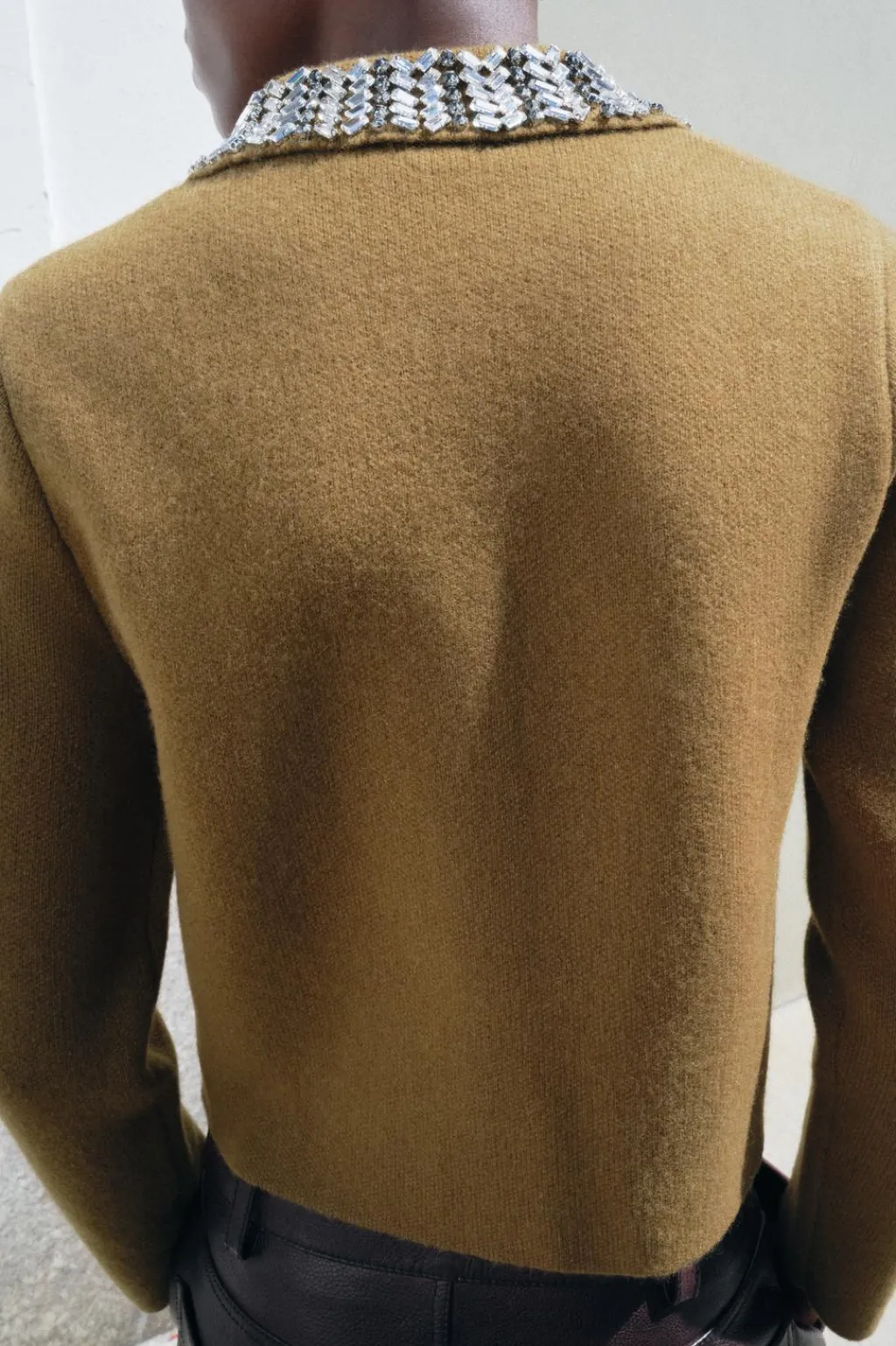 Online CHAQUETA 100% LANA SOLAPA JOYAS Mujer Cárdigan / Jerséis|Punto