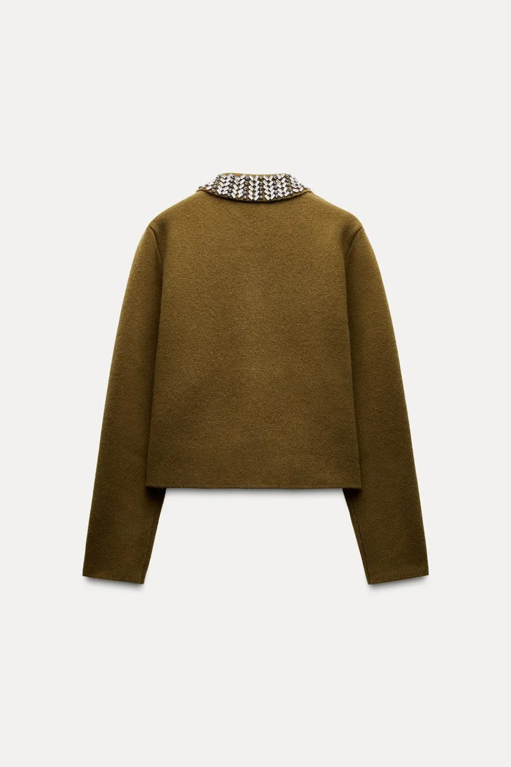 Online CHAQUETA 100% LANA SOLAPA JOYAS Mujer Cárdigan / Jerséis|Punto