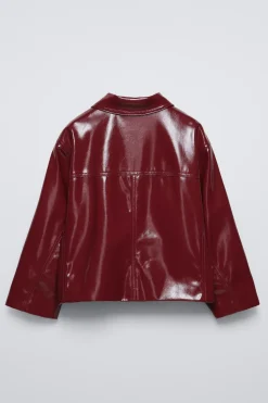 Niños ZARA 6 - 14 Años·Abrigos<CHAQUETA ACHAROLADA