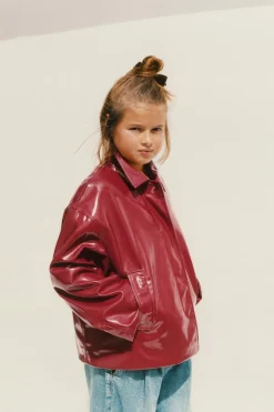 Niños ZARA 6 - 14 Años·Abrigos<CHAQUETA ACHAROLADA