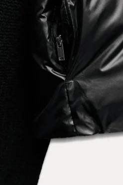 Discount CHAQUETA ACOLCHADA COMBINADA ZW COLLECTION Mujer Abrigos / Anoraks