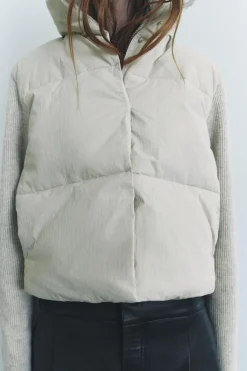 Hot CHAQUETA ACOLCHADA COMBINADA ZW COLLECTION Mujer Abrigos / Anoraks