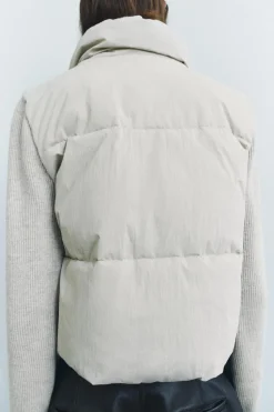 Hot CHAQUETA ACOLCHADA COMBINADA ZW COLLECTION Mujer Abrigos / Anoraks