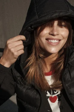 Sale CHAQUETA ACOLCHADA EFECTO NEOPRENO Mujer Abrigos / Anoraks|Chaquetas / Cazadoras