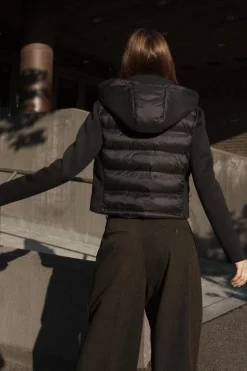 Sale CHAQUETA ACOLCHADA EFECTO NEOPRENO Mujer Abrigos / Anoraks|Chaquetas / Cazadoras