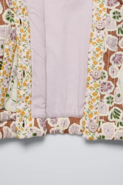 Niños ZARA 6 - 18 Meses·Abrigos / Buzos<CHAQUETA ACOLCHADA PATCHWORK