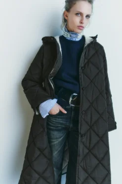 Online CHAQUETA ACOLCHADA WATER REPELLENT ZW COLLECTION Mujer Abrigos / Anoraks