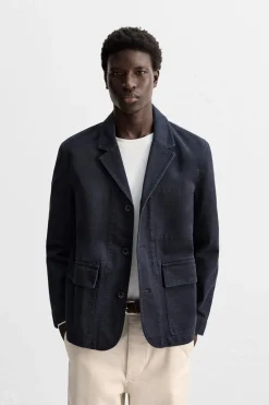 Best CHAQUETA ALGODÓN LAVADO Hombre Blazers