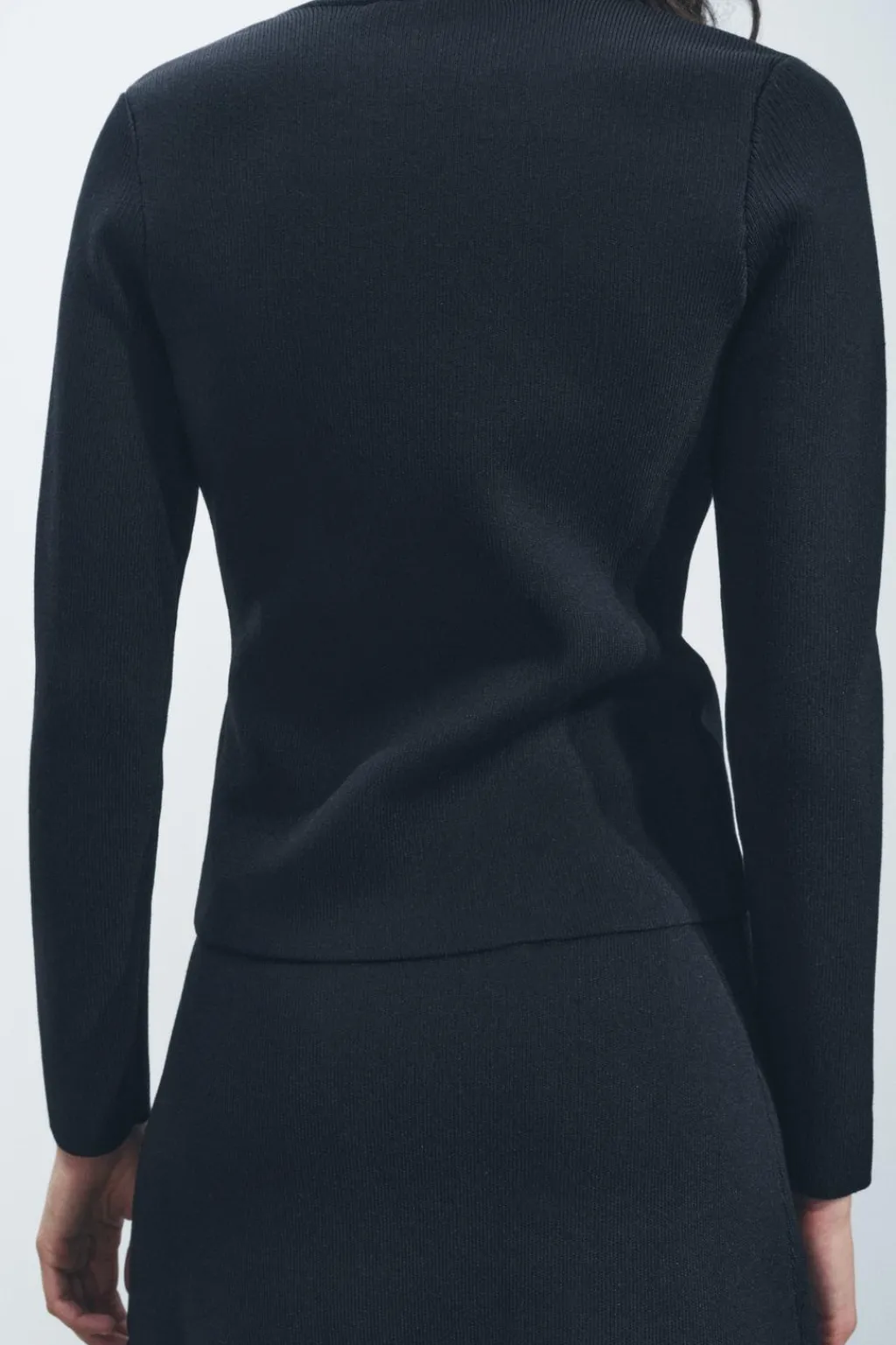 New CHAQUETA ASIMÉTRICA PUNTO Mujer Cárdigan / Jerséis|Punto