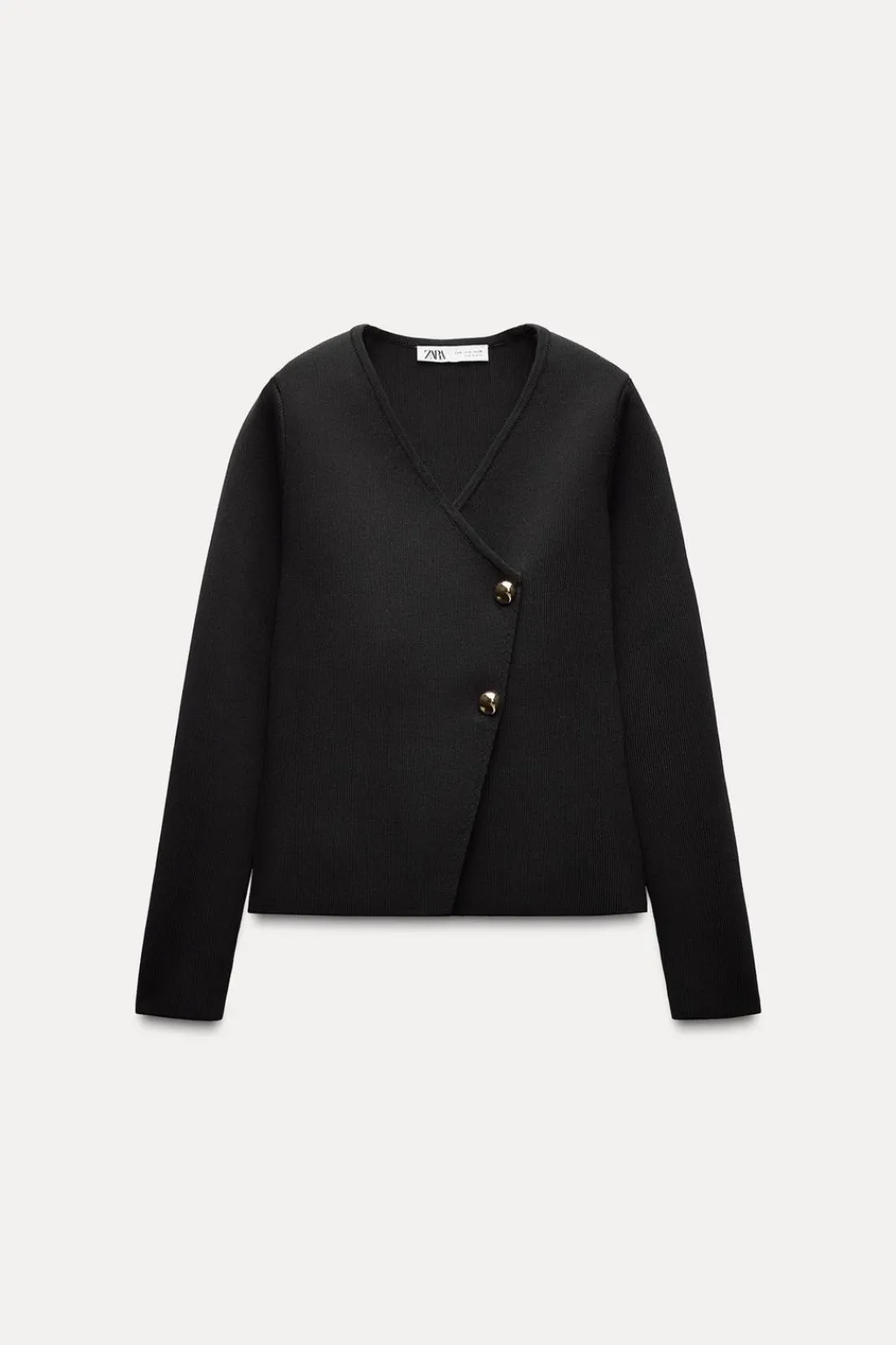 New CHAQUETA ASIMÉTRICA PUNTO Mujer Cárdigan / Jerséis|Punto