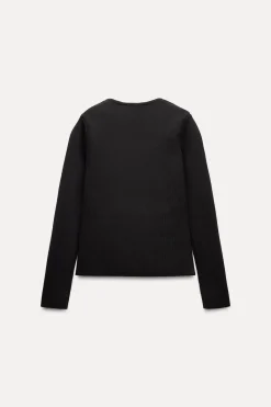 New CHAQUETA ASIMÉTRICA PUNTO Mujer Cárdigan / Jerséis|Punto