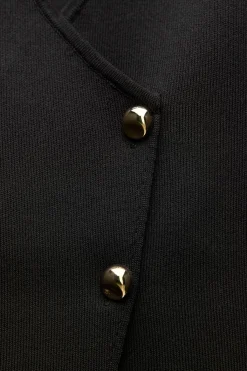 New CHAQUETA ASIMÉTRICA PUNTO Mujer Cárdigan / Jerséis|Punto