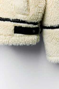 Outlet CHAQUETA BIKER BORREGUILLO ZW COLLECTION Mujer Abrigos / Anoraks|Chaquetas / Cazadoras