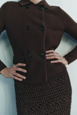 Clearance CHAQUETA BLAZER 100% LANA Mujer Blazers / Chalecos|Cárdigan / Jerséis