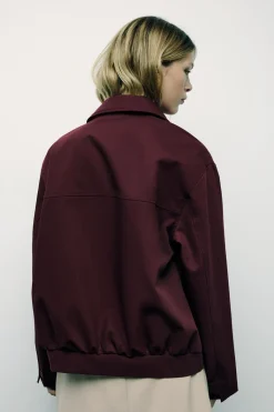 Hot CHAQUETA BOMBER BOLSILLOS CREMALLERA Mujer Chaquetas / Cazadoras