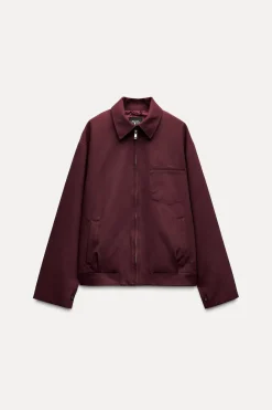 Hot CHAQUETA BOMBER BOLSILLOS CREMALLERA Mujer Chaquetas / Cazadoras