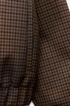 Hot CHAQUETA BOMBER COMBINADA CUADROS Mujer Chaquetas / Cazadoras