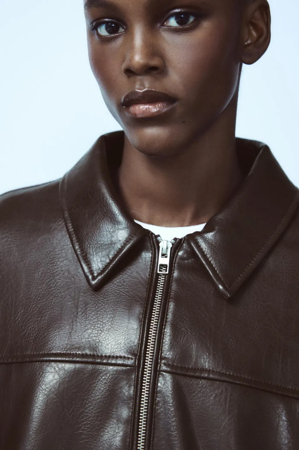 Outlet CHAQUETA BOMBER EFECTO PIEL Mujer Chaquetas / Cazadoras