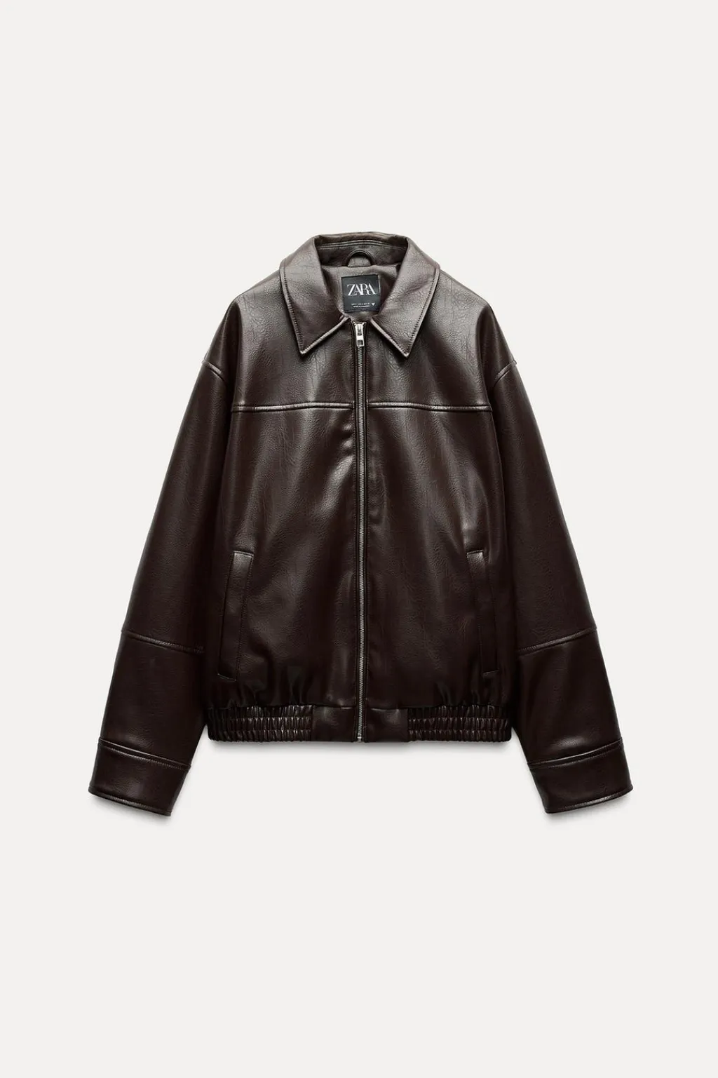 Outlet CHAQUETA BOMBER EFECTO PIEL Mujer Chaquetas / Cazadoras