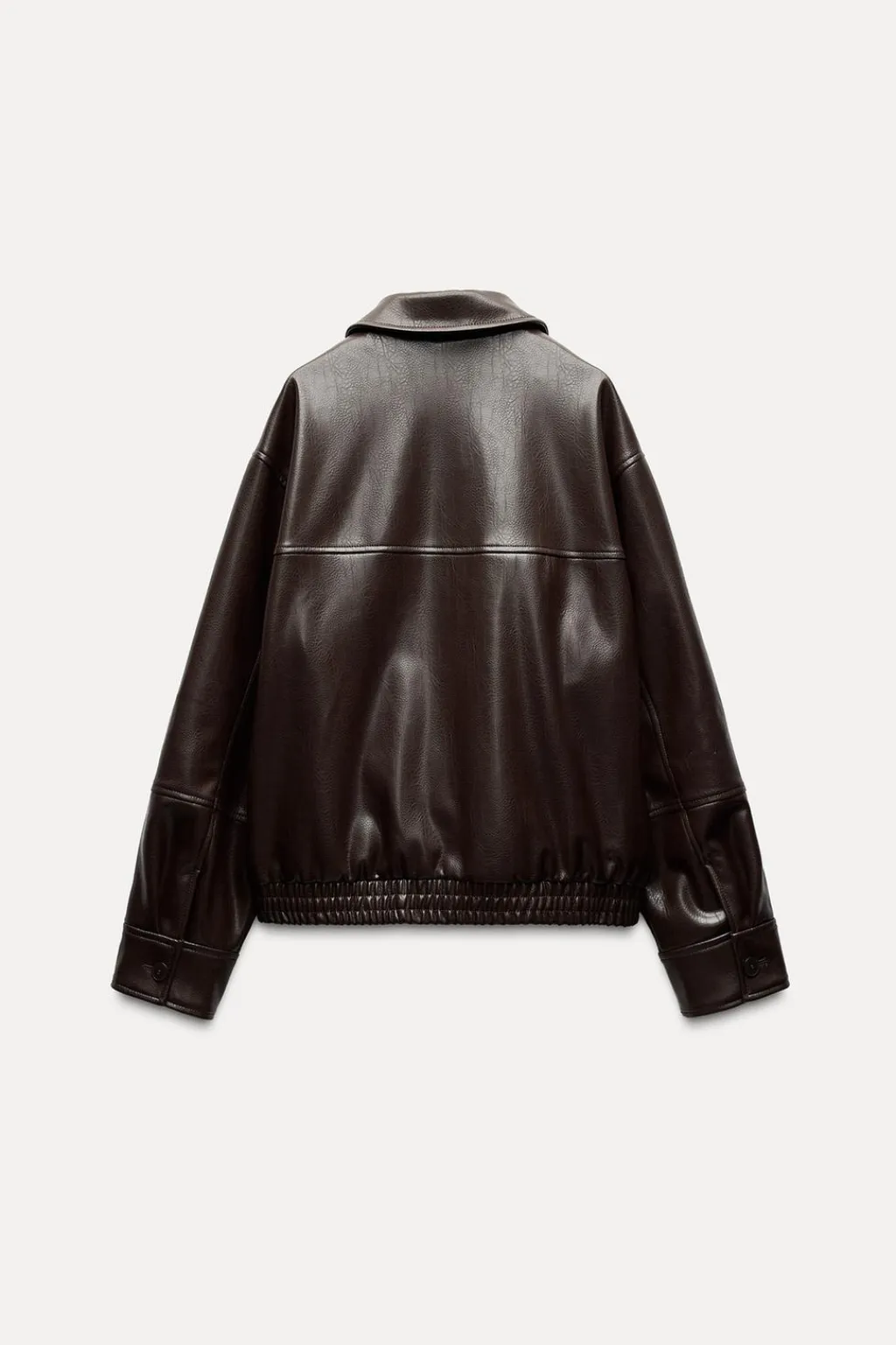 Outlet CHAQUETA BOMBER EFECTO PIEL Mujer Chaquetas / Cazadoras