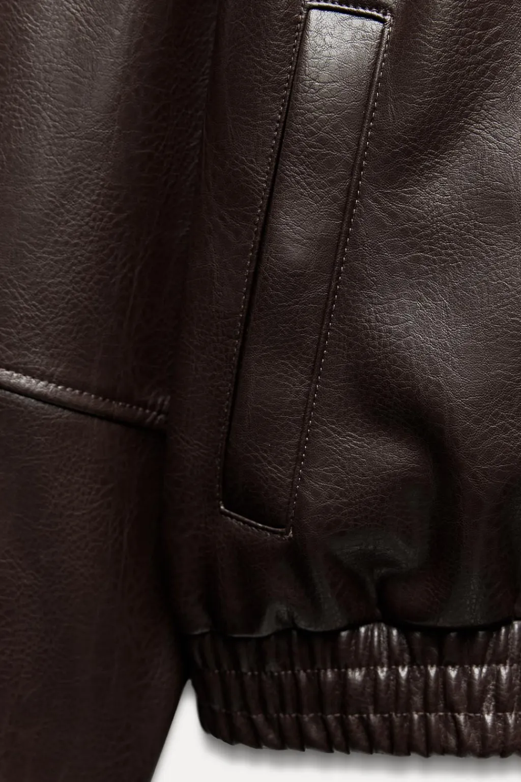 Outlet CHAQUETA BOMBER EFECTO PIEL Mujer Chaquetas / Cazadoras