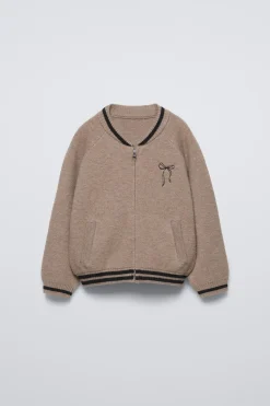 Niños ZARA 1½ - 6 Años·Punto<CHAQUETA BOMBER PUNTO