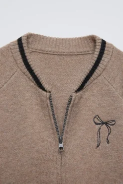 Niños ZARA 1½ - 6 Años·Punto<CHAQUETA BOMBER PUNTO