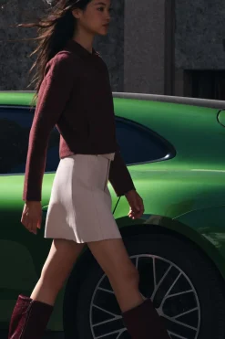 Clearance CHAQUETA BOMBER PUNTO LISO Mujer Cárdigan / Jerséis|Punto