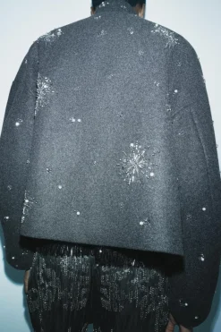 Sale CHAQUETA BORDADOS LENTEJUELAS ZW COLLECTION Mujer Chaquetas / Cazadoras