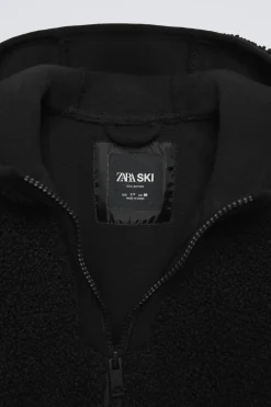 Niños ZARA 1½ - 6 Años·Abrigos|1½ - 6 Años·Abrigos<CHAQUETA BORREGUILLO CAPUCHA